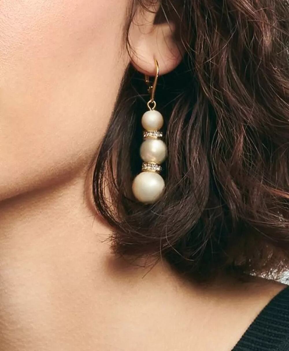 Brand New with Tags (NWT) Brooks Brothers Pearl Drop Earrings MSRP$58.00